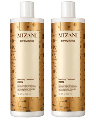 Mizani Bond Phorce Fortifying Treatment 16.9Oz/500ml (Pack of 2)