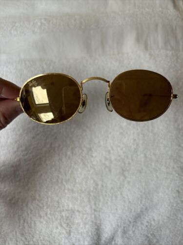 Vintage B&L Diamond Hard Oval Ray-Ban Sunglasses - Picture 1 of 12