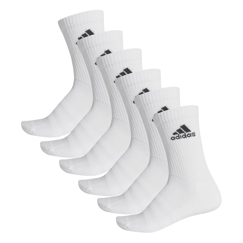 adidas Cushioned Crew Socken Sportsocken 6er Pack 6 Paare weiß [DZ9353] - Bild 1 von 1