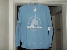 Disney Parks Walt Disney World Since 1971 Blue Women's Sweatshirt Size XSmall