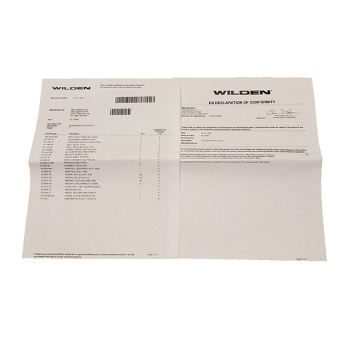 WILDEN 02-10568 P200 AODD Pump 1" PRO-FLO Polypropylene P200/PKPPP/TNU/TF/PTV - Picture 13 of 13