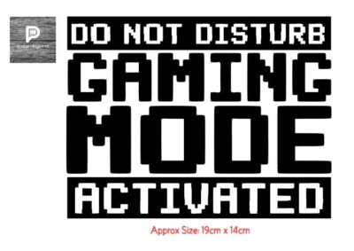Do Not Disturb Gaming Mode Wandbild Aufkleber Gamer Jungen Mädchen Schlafzimmer Aufkleber