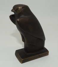 ältere Bronze Figur Falke Horus