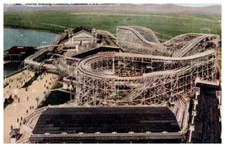 Vintage Postcard 1914 Derby Racing Coaster, Lakeside Park, Denver, Colorado (CO)
