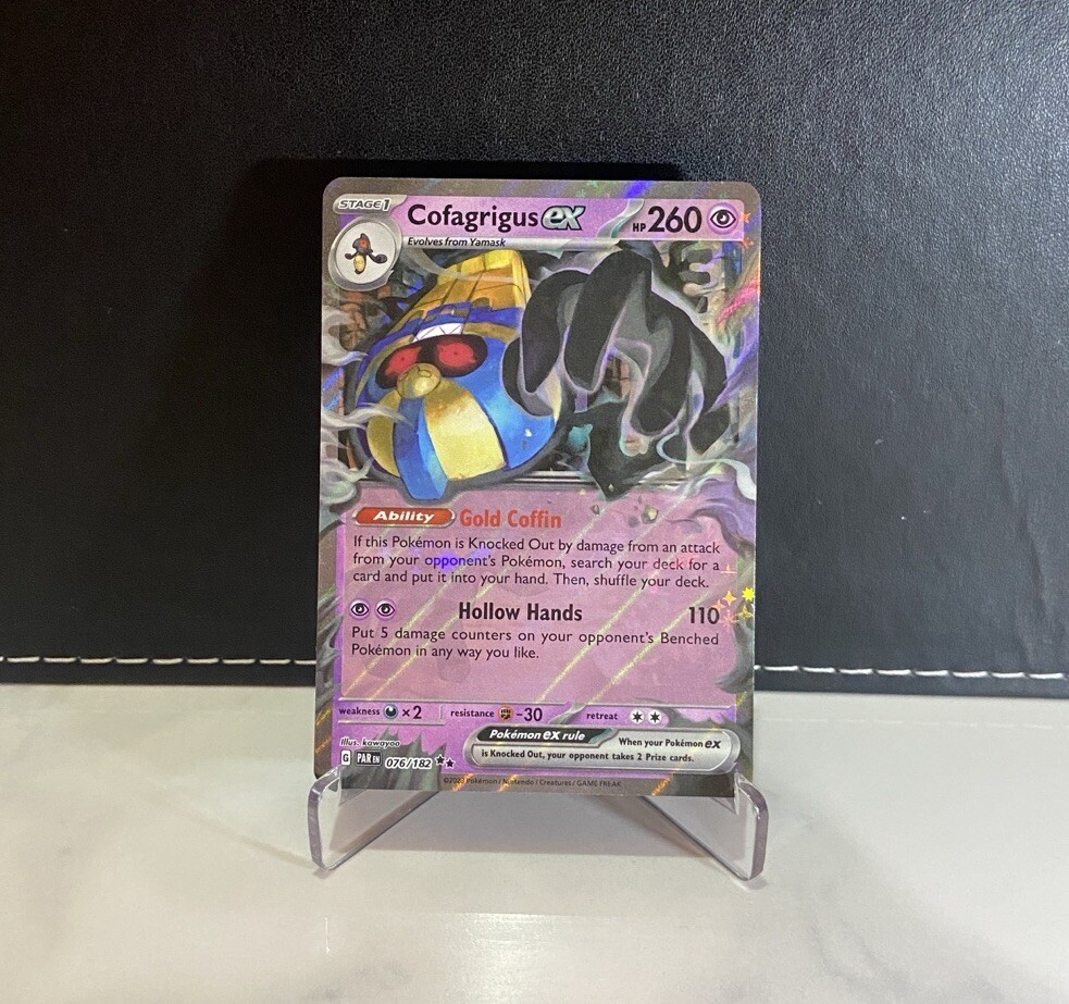 Cofagrigus EX S&V: Paradox Rift 76/182 Holo Double Rare Pokemon Card