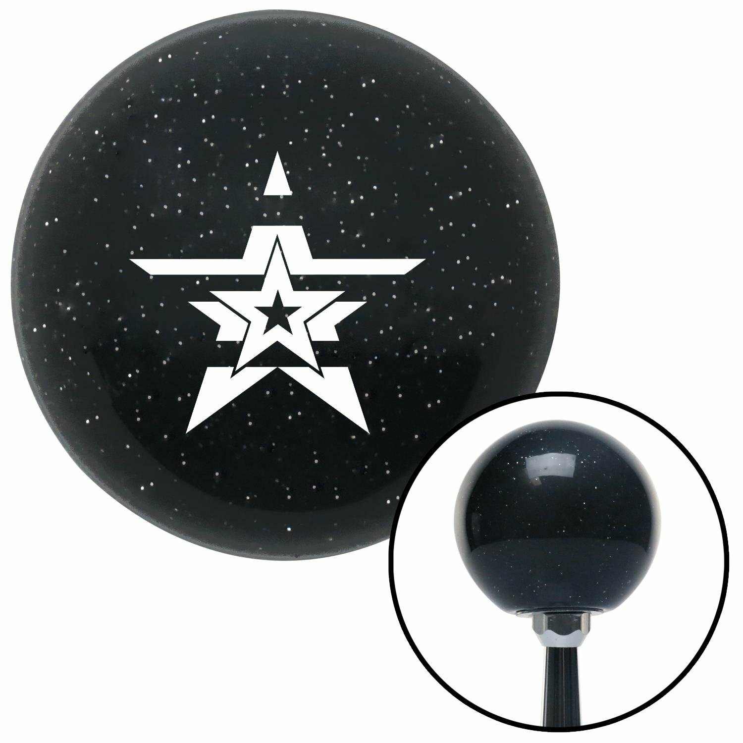 Bouton Poussoir Anti-décalage Noir 19mm - Pour Lancement En 2 étapes, Custom