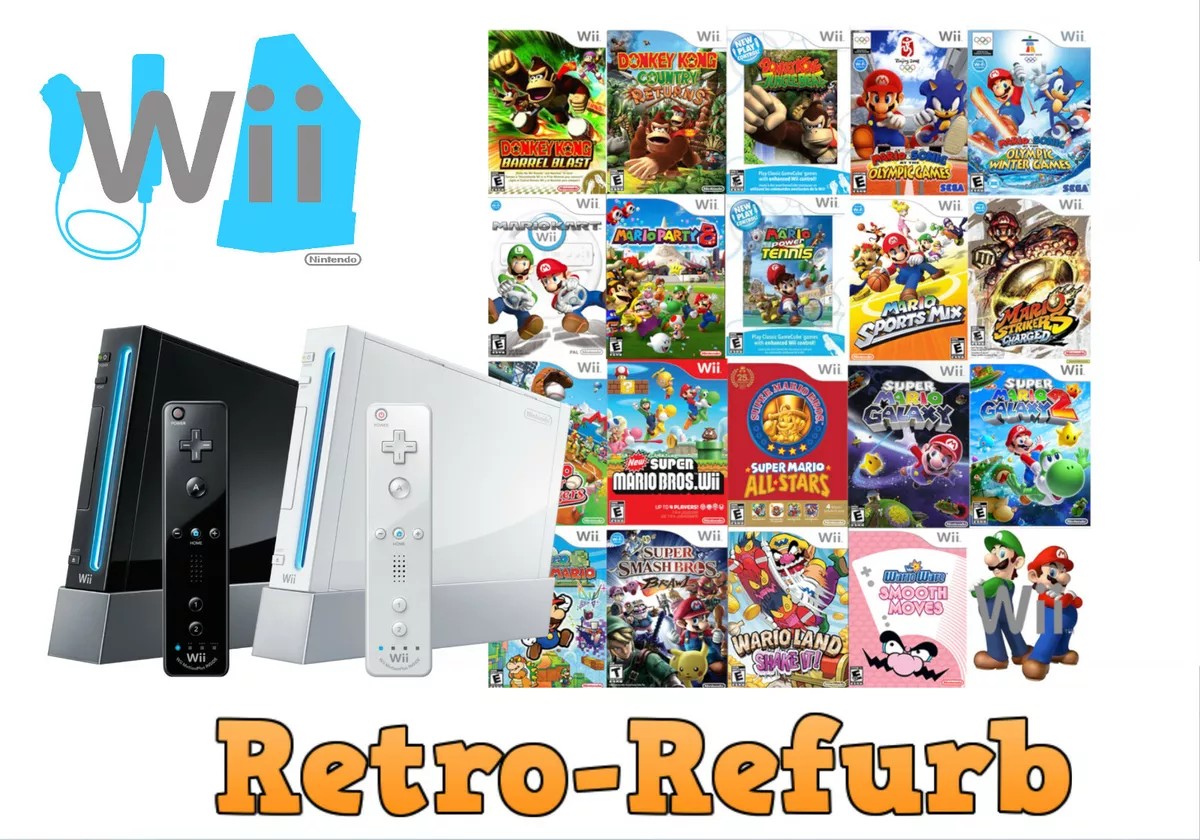 Nintendo Wii Games Family Fun Action Adventure Puzzle Childrens Racing