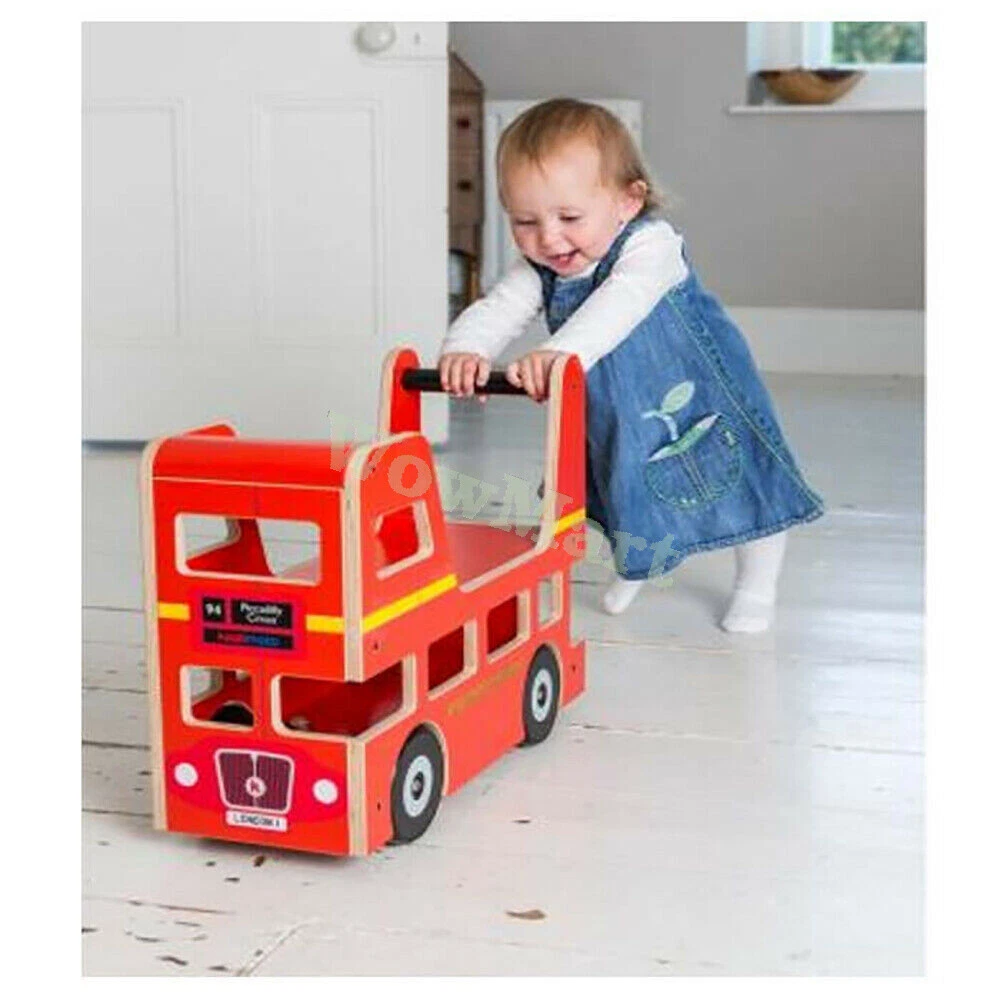 Wooden Kid Toddler Baby 2 In 1 Kiddimoto Ride On Toy Walker