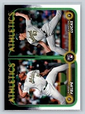 2024 Topps Update Series #US306 Angel Felipe/Easton Lucas Rookie RC