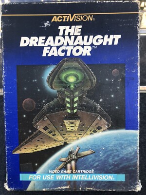 Intellivision The Dreadnaught Factor by Activision - Cartridge w Box 1983 VTG