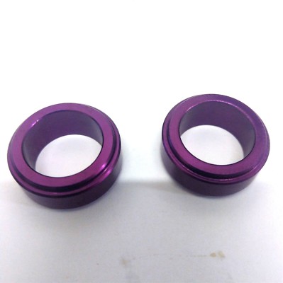 KART WHEEL SPACERS - 17mm x 10mm  - Purple - Pack Of 2