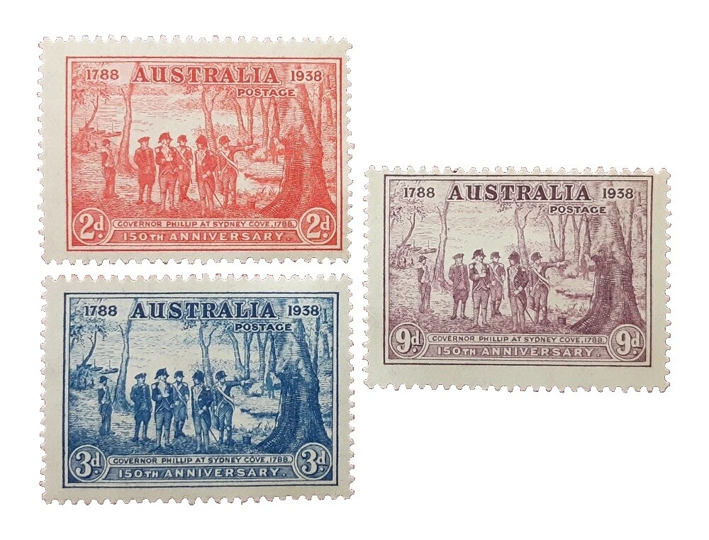 Historical Events Mint Never Hinged/MNH Australian Stamps