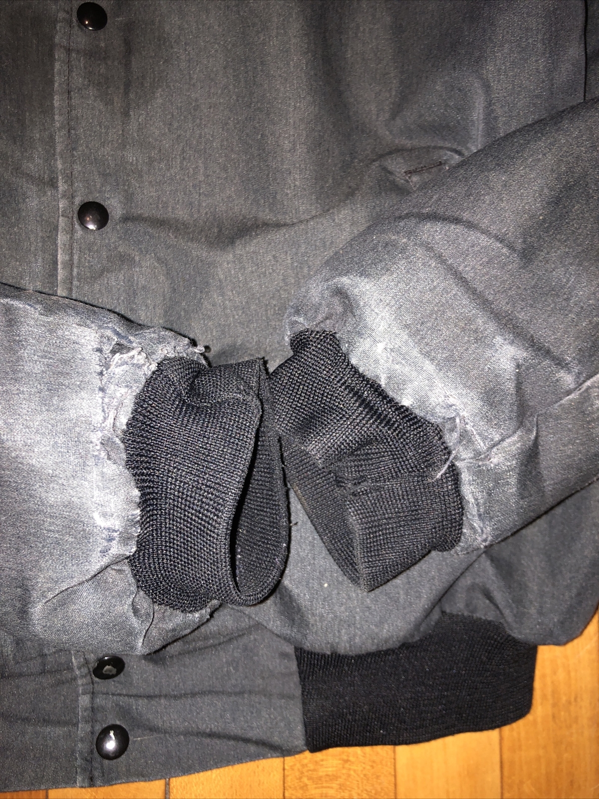 vtg workwear jacket cursive script dickies carhar… - image 4