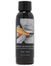 Earthly Body Edible Massage Oil Mango 2oz. Flavored Lube New