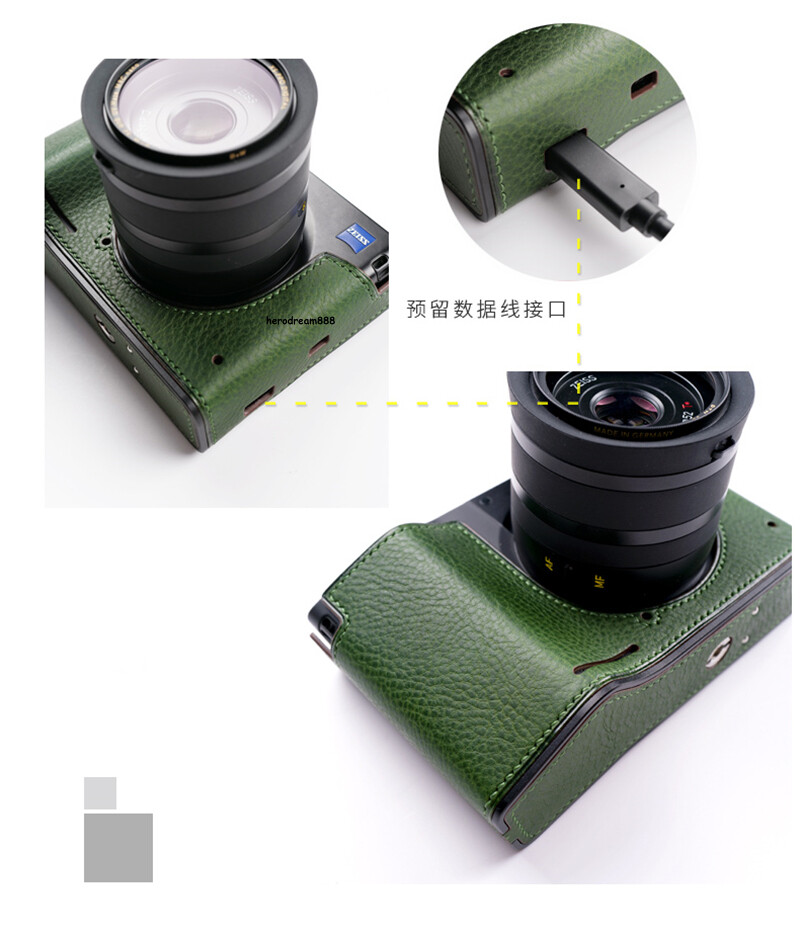 Half Case For ZEISS ZX1 Genuine Leather Insert Camera Cover