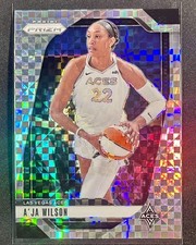 A’JA WILSON 2024 Panini Prizm WNBA Checkerboard SSP Aces 