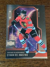 2024-25 UD Skybox Metal Ethan Del Mastro Rookie Base Chicago Blackhawks #144