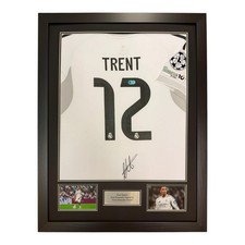 Trent Alexander Arnold Signed Shirt FRAMED ACG Proof Real Madrid Display Lfc