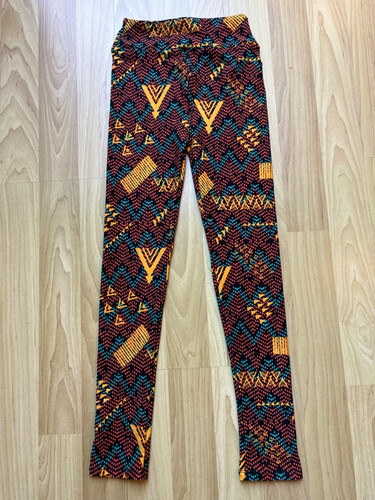 LuLaRoe l/xl leggings LLR girls 8-12 geometrical tribal chevron dots triangles