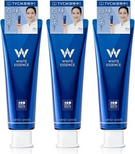 White Essence Crist White Whitening Toothpaste 3 Pack Premium Mint Japan