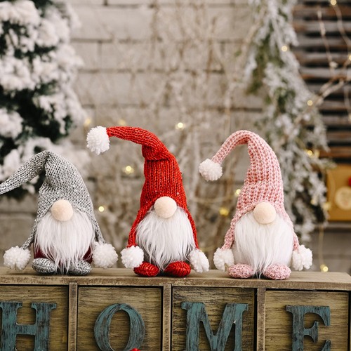 2pcs Gnome Dolls Santa Gnomes Christmas Dolls Free Tree Pold Santa Doll ...