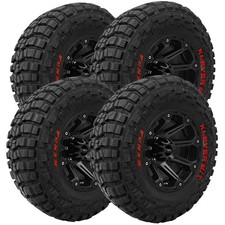 Qty 4 35x12.50r20lt Kenda Klever Mt2 Kr629 125q Load Range F Red Letter Tires