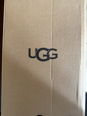 UGG W Tazz II Women's Slip-On Slippers Brown Red Suede Shearling Size 8
