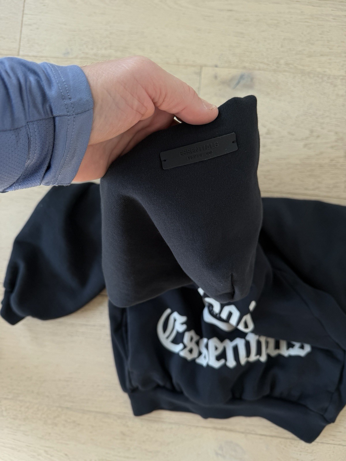 Essentials Fear of God State Youth Hoodie, Size 8, pullover thumbnail 6