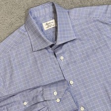 Stenstroms 40 Cutaway Collar Micro Houndstooth Twofold Super Cotton Dress Shirt