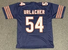 Brian Urlacher HOF 18 Autographed Chicago Custom Navy Football Jersey-JSA XL