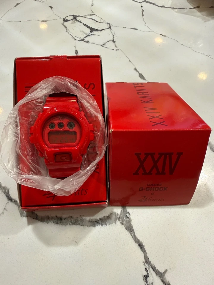 Casio G-Shock  X 24k X Exile Dw-6900FS Rare Limited Edition Red Watch dw-6900