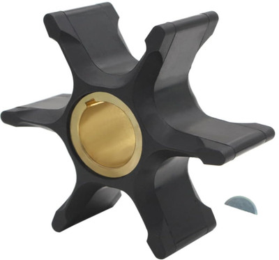 0387361 Water Pump Impeller with Key for Evinrude Johnson 1.2 2 4 6 HP Outboard