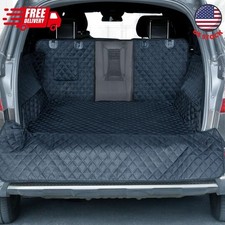 SUV Cargo Liner for Dogs with Mesh Window, Waterproof Pet Cargo Cover ...
