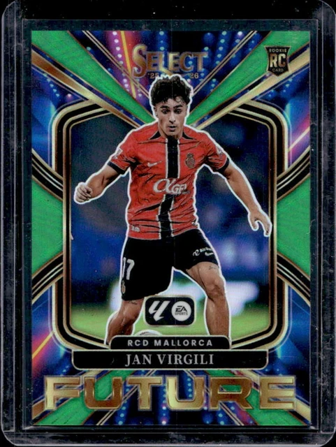 2025-26 Panini Select La Liga Jan Virgili Future RC Green Prizm #/5 Mallorca