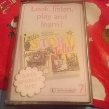 Little Story Teller Audio Cassette Tape  No.7 there was an old woman .  Vintage