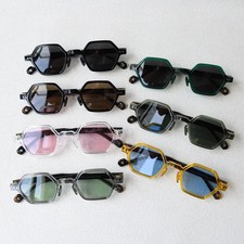 Retro Hexagon Sunglasses Unique Fashion Polarized Sunglasses UV 400 Men Women
