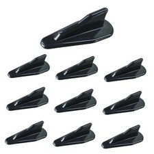 10pcs Rear Diffuser Car Shark Fin Spoiler Kit Mini Spoiler Roof Wing Black 10pcs Rear Diffuser Car Shark Fin Spoiler Kit Mini Spoiler Roof Wing Black
