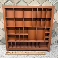 Trinket Shelf Tray Display 1:12 Brown Miniatu...