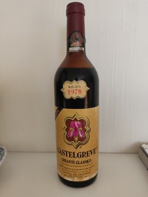 (PRL) 1978 CHIANTI CASTELGREVE CASTELLI DEL GREVEPESA VINO WINE VIN WEIN VINTAGE