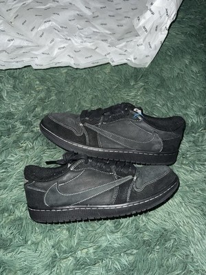 Size 9 - Jordan 1 Retro Low Travis Scott Phantom Black CLEAN SHIPS NOW!  