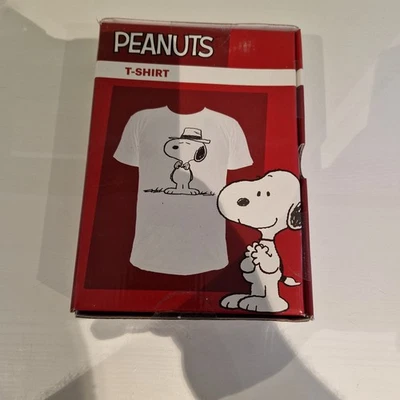 Peanuts Snoopy Jungen Mädchen T-Shirt Shirt Gr. L 100% Baumwolle - Bild 1 von 2