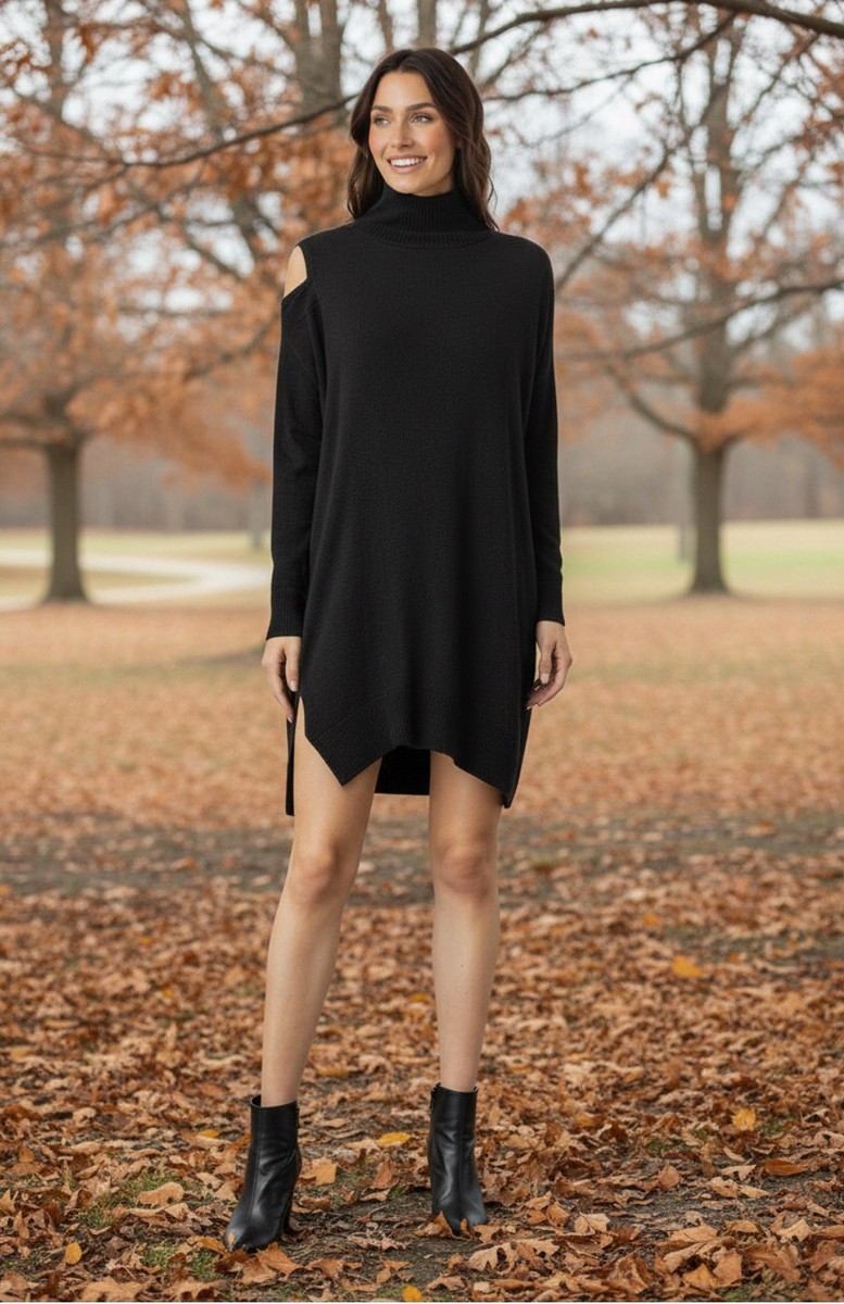ALLSAINTS Cecily Turtleneck Dress Medium 