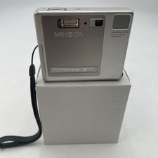 Konica Minolta Dimage X 3.2 MP Digital Camera 3X Optical Zoom Japan New Battery