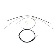 Shimano Road Bike Brake Cable Housing Kit, Polymer Coated, Black, Rim Brake