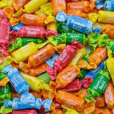 FRUIT CHEWS Candy 1 lb Bulk, Resealable Bag, Individually Wrapped 68 Piece...