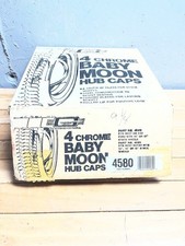 Nos - Mr. Gasket 4580 Baby Moon Hub Caps - Set Of 4 2
