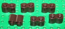 6 x Lego Dark Brown Brick 1x2 Log ref 30136 set 79003 79002 79016 79007 10210