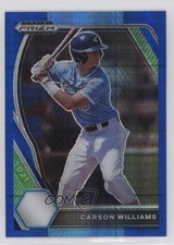 2021 Panini Prizm Draft Picks Blue & Carolina Hyper Carson Williams #PDP28 0ae6