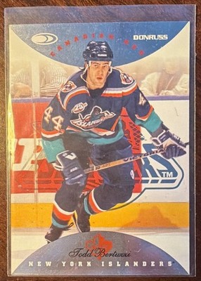 1996-97 Donruss Canadian Ice Todd Bertuzzi Canadian Red /750 #28 NY Islanders