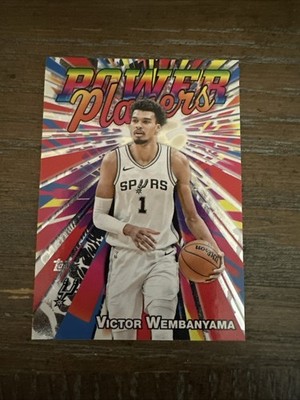 2025-26 Topps Basketball VICTOR WEMBANYAMA Power Players #PP-15 Spurs